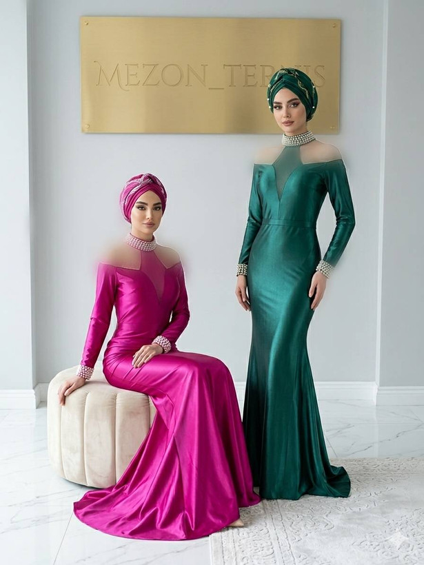لباس مجلسی مدل ماهی دنباله دار _ کد ۲۰۲