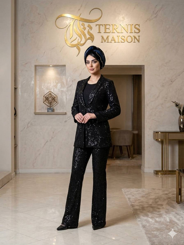 black-sequin-womens-suit-luxury-mezon-ternis