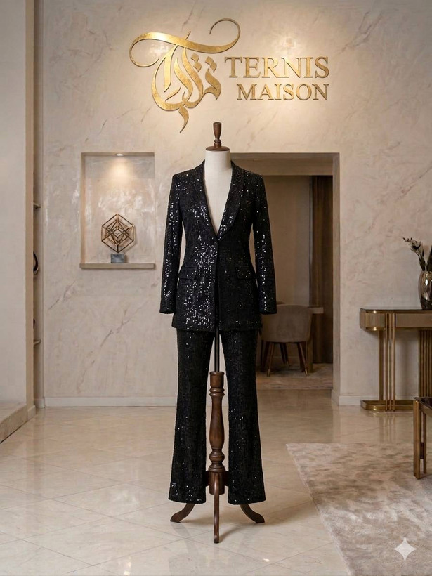 black-sequin-womens-suit-luxury-mezon-ternis