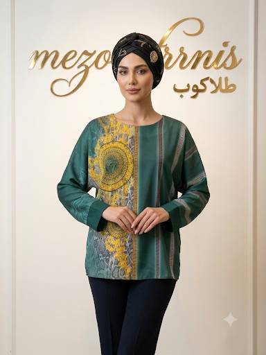 شومیز فندی زنانه _ کد ۳۴۸