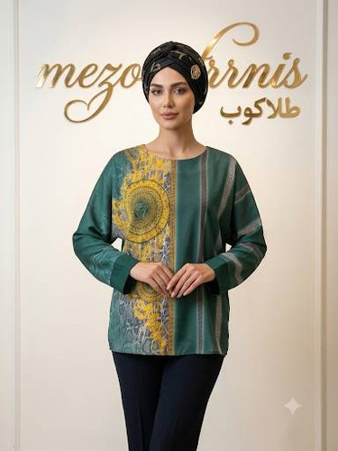 شومیز فندی زنانه _ کد ۳۴۸