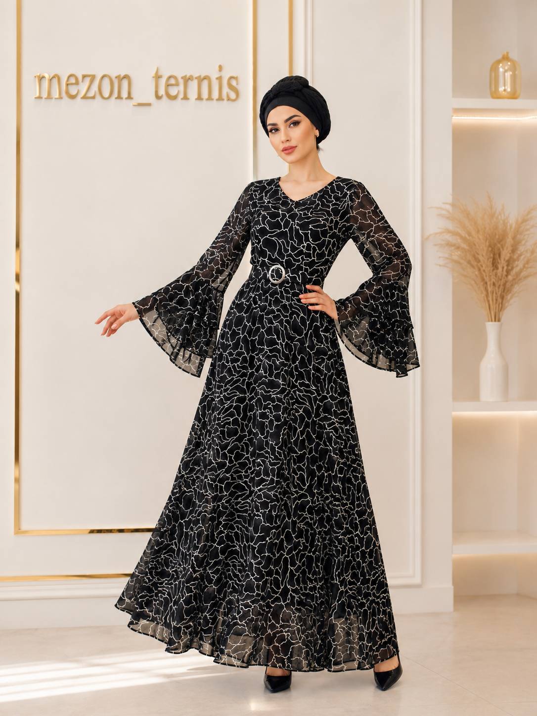 ماکسی مجلسی شاین کلوش _ کد ۳۲۰