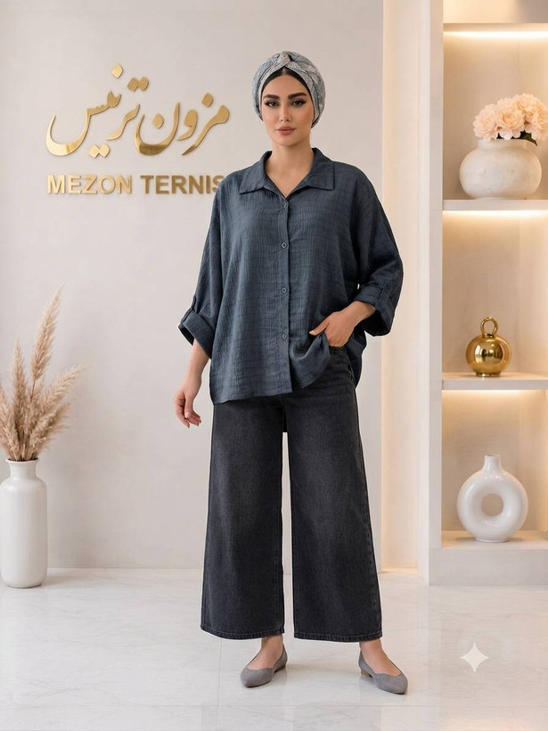 شومیز پفکی زنانه _ کد ۴۶۲