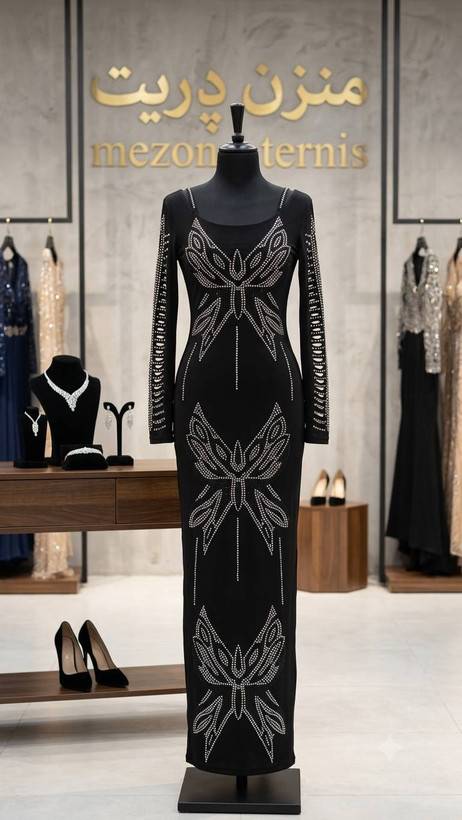 ماکسی فول نگین کرپ کش _ کد ۳۹۴